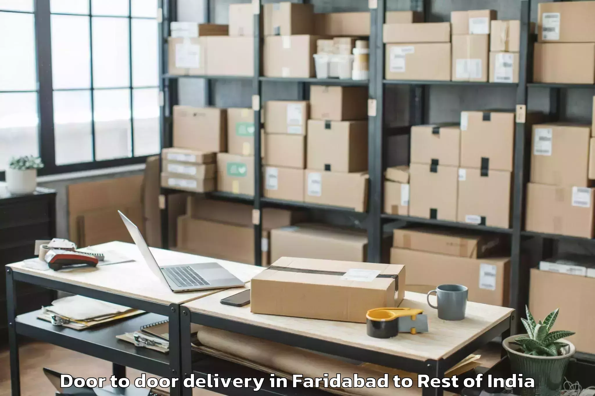 Quality Faridabad to Mella Chervu Door To Door Delivery